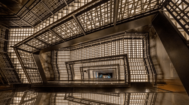 モダンな建築空間のファイナンス事業イメージ